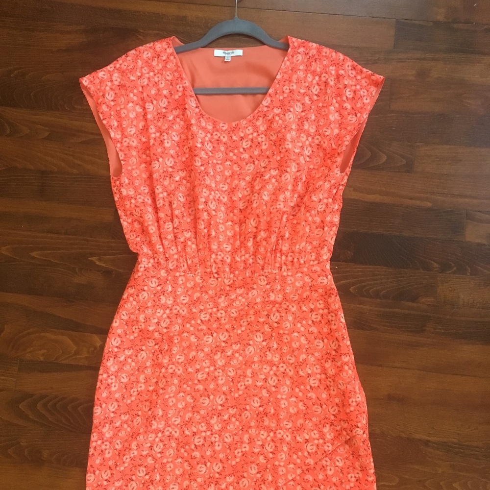 Madewell silk floral summer dress